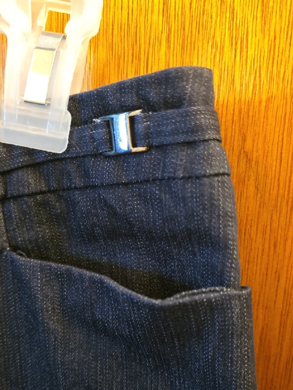 New York & Company Dark Blue Tailored Ankle Jeans - Picture 4 of 7
